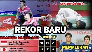 Leo Rolly Carnando & Daniel Martin Vs Takuro Hoki & Yugo Kobayashi, Indonesia Master 2023