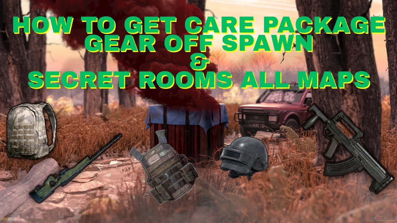 care package weapon off spawn and secret room guide pubg pc 2025