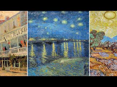 Vincent van Gogh Art TV — Silent Art Gallery · August 4 Night | Starry Night Over & others