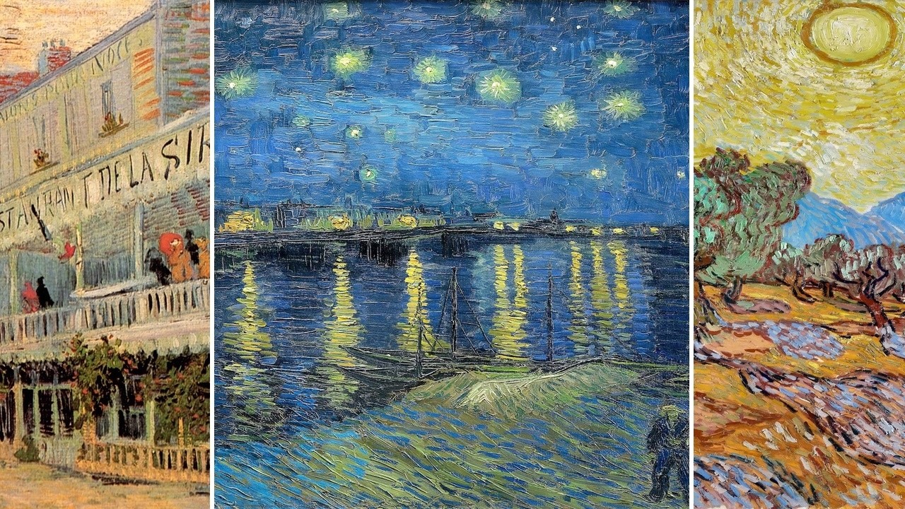Vincent van Gogh Art TV — Silent Art Gallery · August 4 Night | Starry Night Over & others
