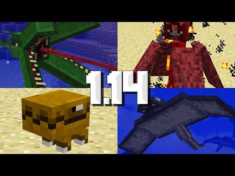 Sneak Preview New Minecraft 1 14 Mobs Update Youtube