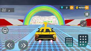 Crazy Car Stunts Xtreme Games 3d - Impossible Mega Ramps Games - Android GamePlay screenshot 1