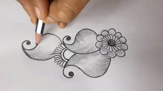 Mehedi Design Tutorial...pencil Shading Mehedi Design...mehedi Design By Lipty Khan