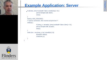 Computer Networks: A Systems Approach, Chapter 1, Slides 41 - 42 (Example Server Programme)