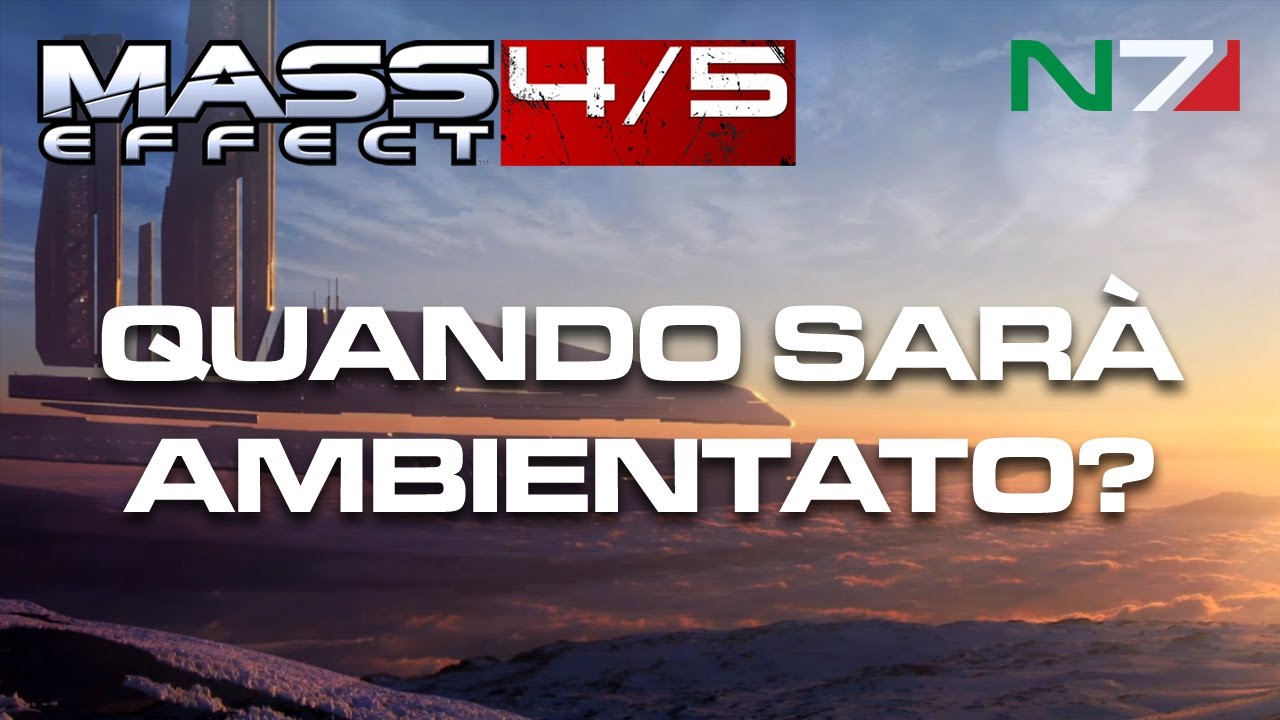 Quando sarà ambientato il prossimo Mass Effect?