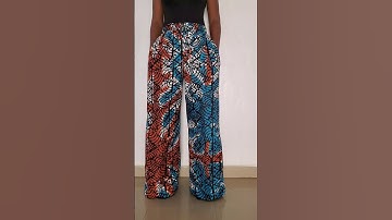 Elastic waistband baggy pants. Have you seen this tutorial yet?#sewingtutorial #diy