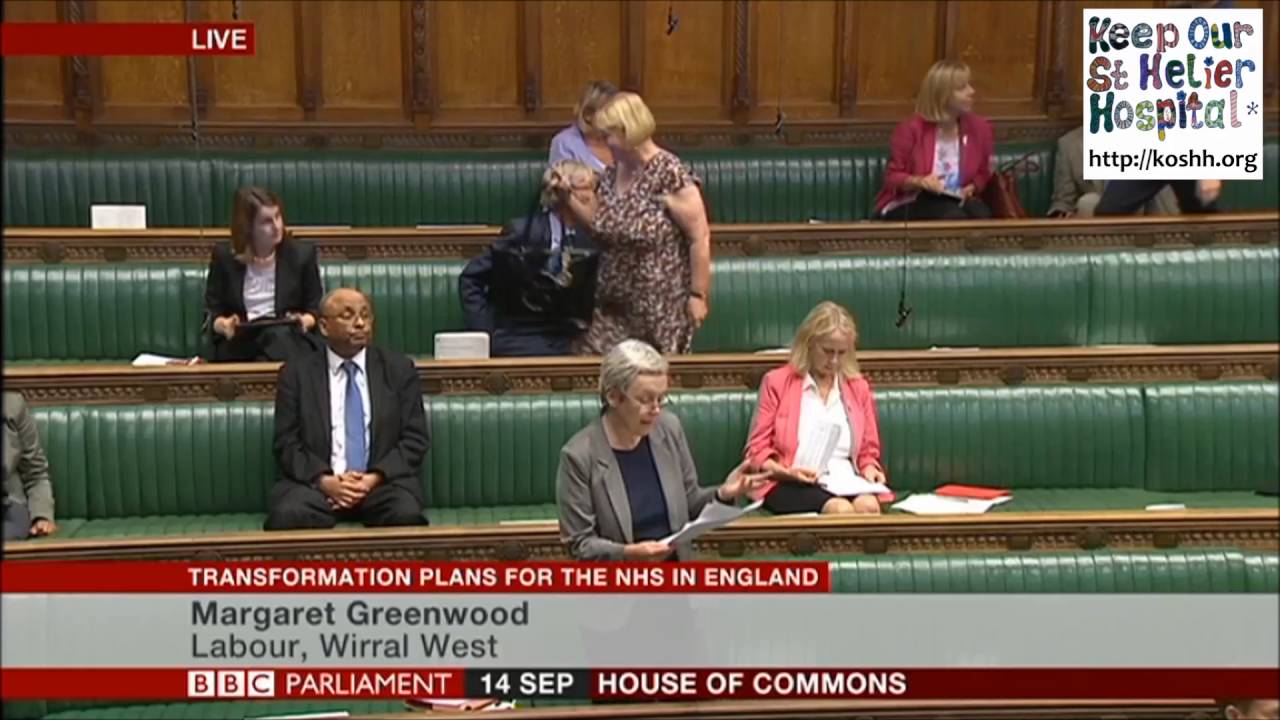 14/9/2016 Parliamentary debate on STPs 01 Margaret Greenwood YouTube