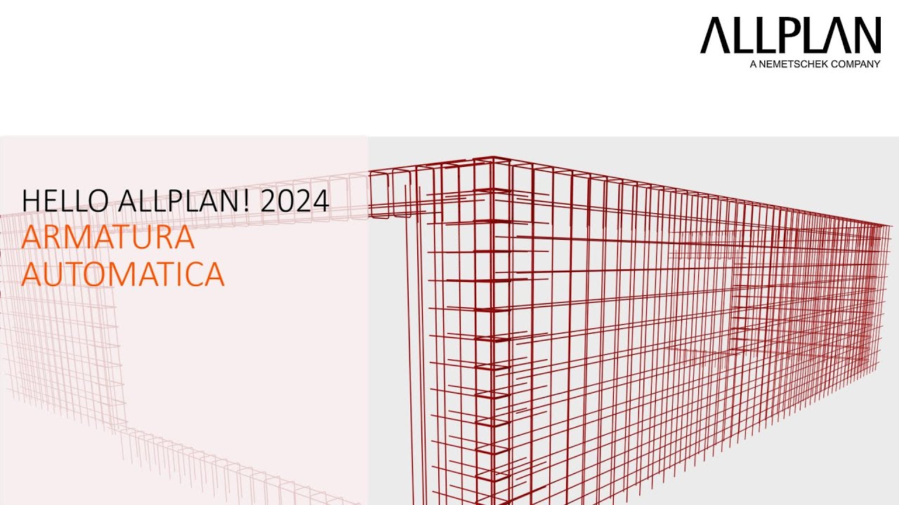 Hello Allplan 2024 - Armatura automatica - YouTube