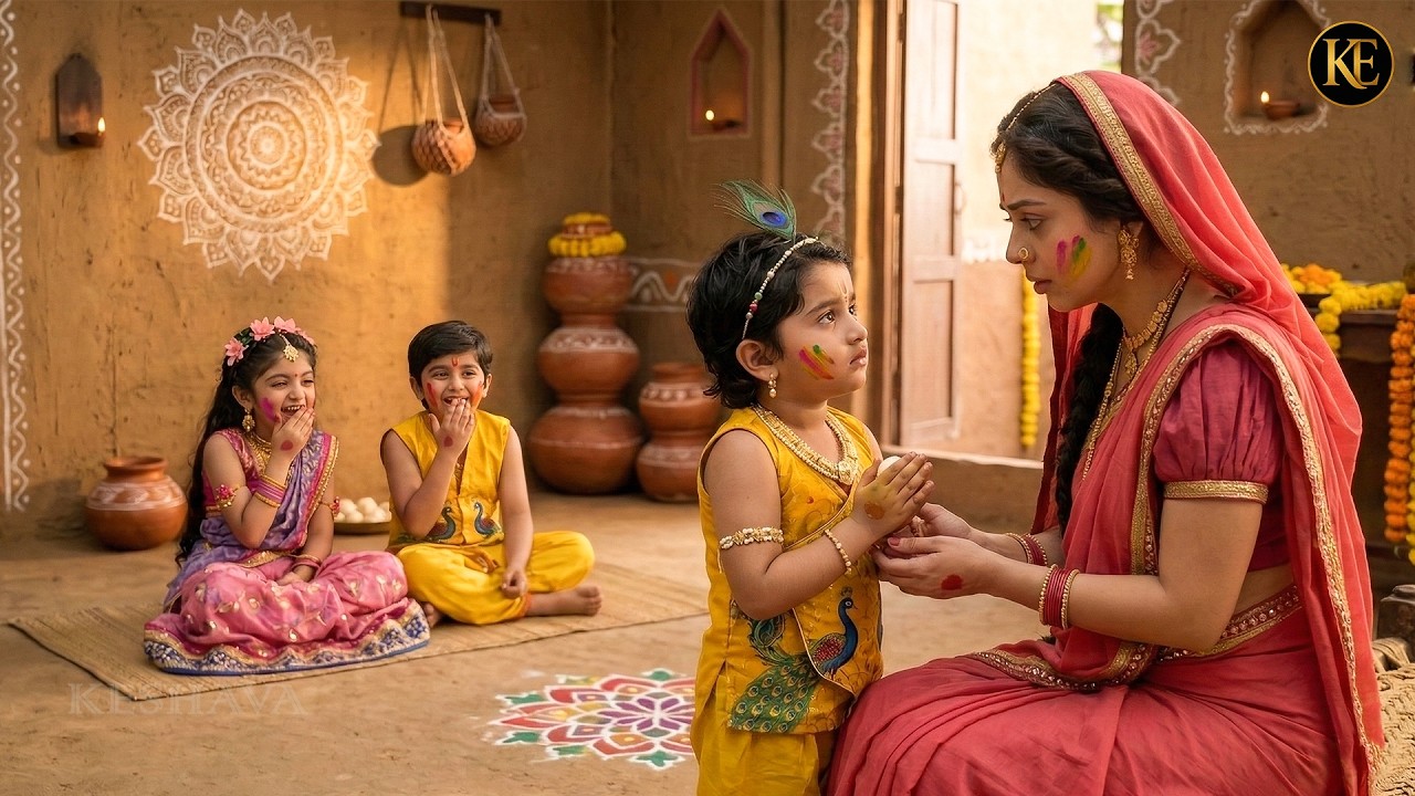 जब बलराम ने कान्हा बनकर मनाई मैया यशोदा || यशोमती मईया के नंदलाला || Shree Krishan leela ||