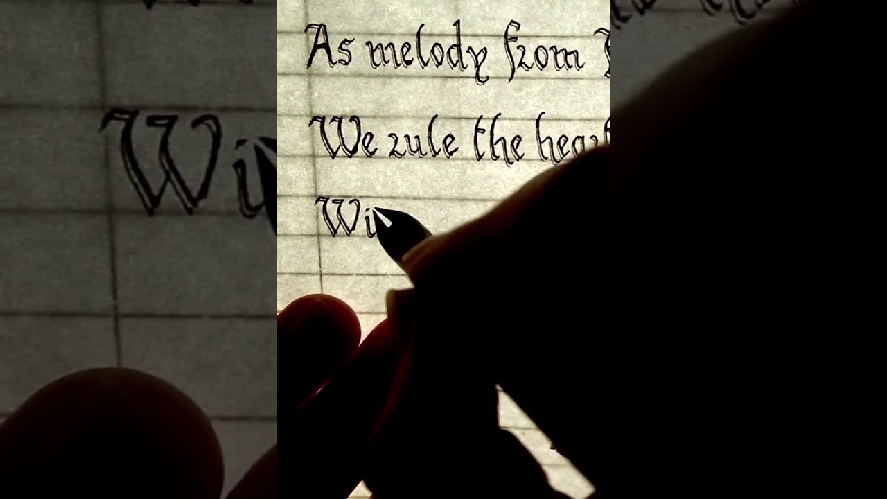 Handwriting E. A. Poe’s “The Coliseum” Part 13