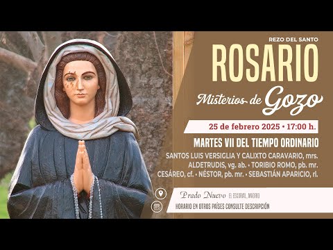 SANTO ROSARIO de hoy Martes (Misterios Dolorosos) en DIRECTO desde PRADO NUEVO a las 17:00 h.