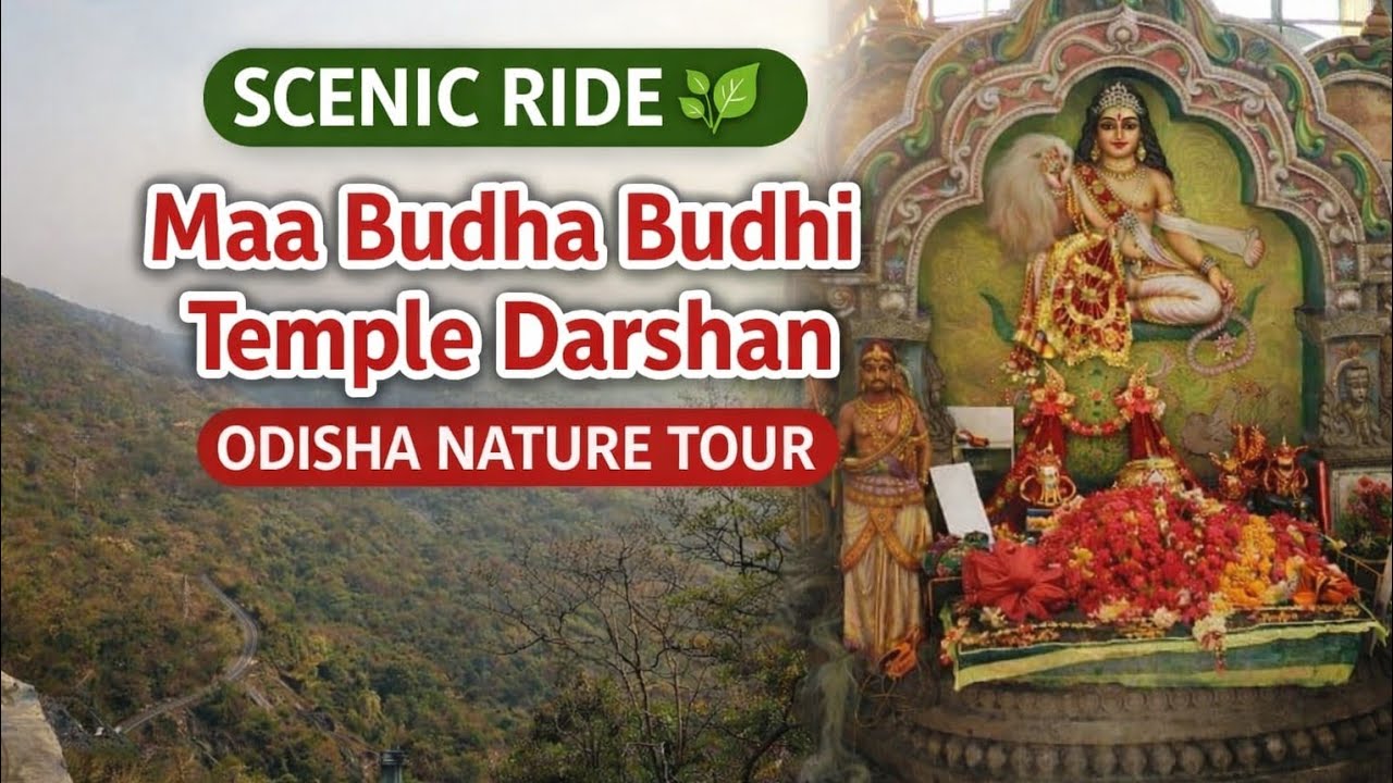 Nature Ride to Budha Budhi Temple | Angul Ghati Scenic Tour 🚩#nature #maadurga #mountains #bikeing 