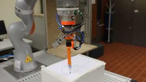 KUKA sunrise toolbox, realtime drawing of a circle