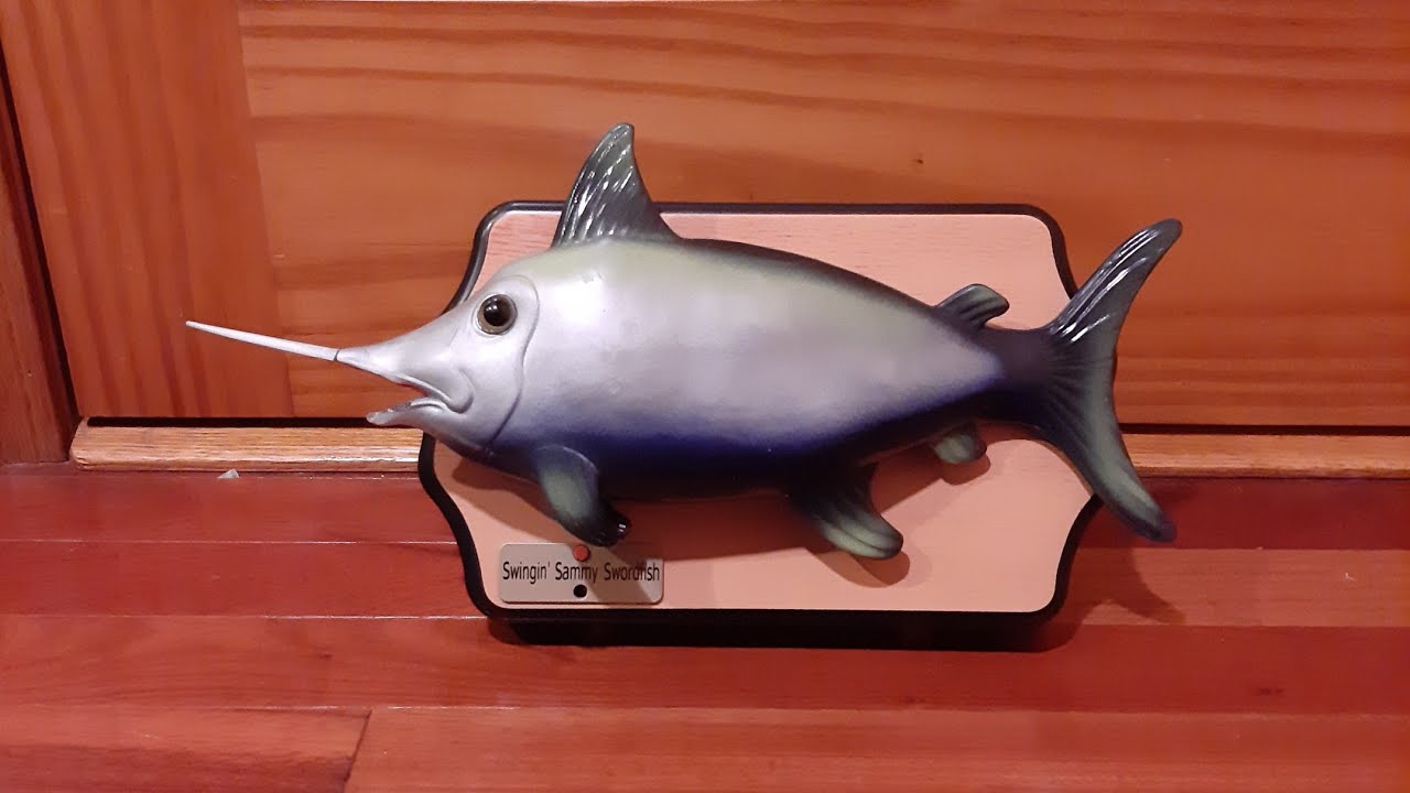 Swingin' Sammy Swordfish Singing Fish - YouTube
