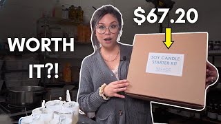 Testing a $67 Candle Making Kit