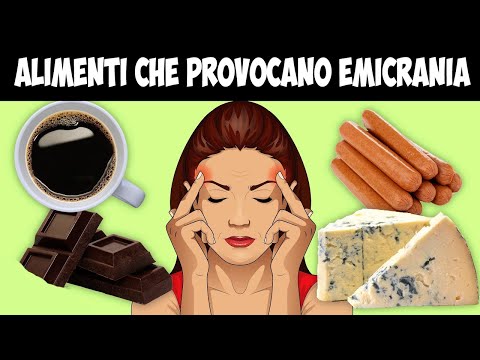 Video: 10 Alimenti Che Scatenano L'emicrania