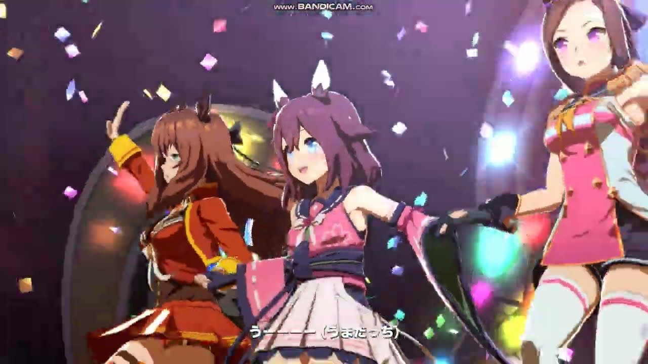 ウマ娘 うまぴょい伝説 勝負服 1 サクラチヨノオー 2 マルゼンスキー 3 サクラバクシンオー Youtube