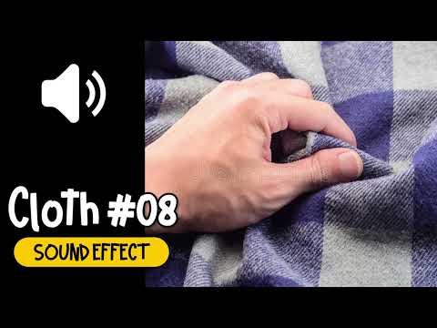 Cloth #08 Sound Effect | 衣物 #08 布料 拍打 摩擦 动作 音效 (High Quality)