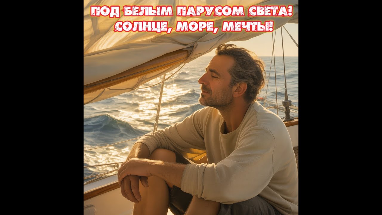 Под белым парусом света! Солнце, море, мечты!Премьера трека!