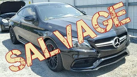 I BID on Autovlog's Mercedes C63S AMG at the Copart Salvage Auction (Hydrolocked)