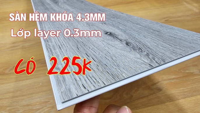 Giá sàn nhựa hèm khóa SPC 4mm BAO NHIÊU 1m2 | Giá sàn nhựa giả gỗ ...