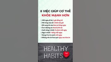 8 thói quen giúp bạn khoẻ mạnh hơn mỗi ngày❤️ | Ds Đại Minh #shorts #dsdaiminh #dsngocminh #suckhoe
