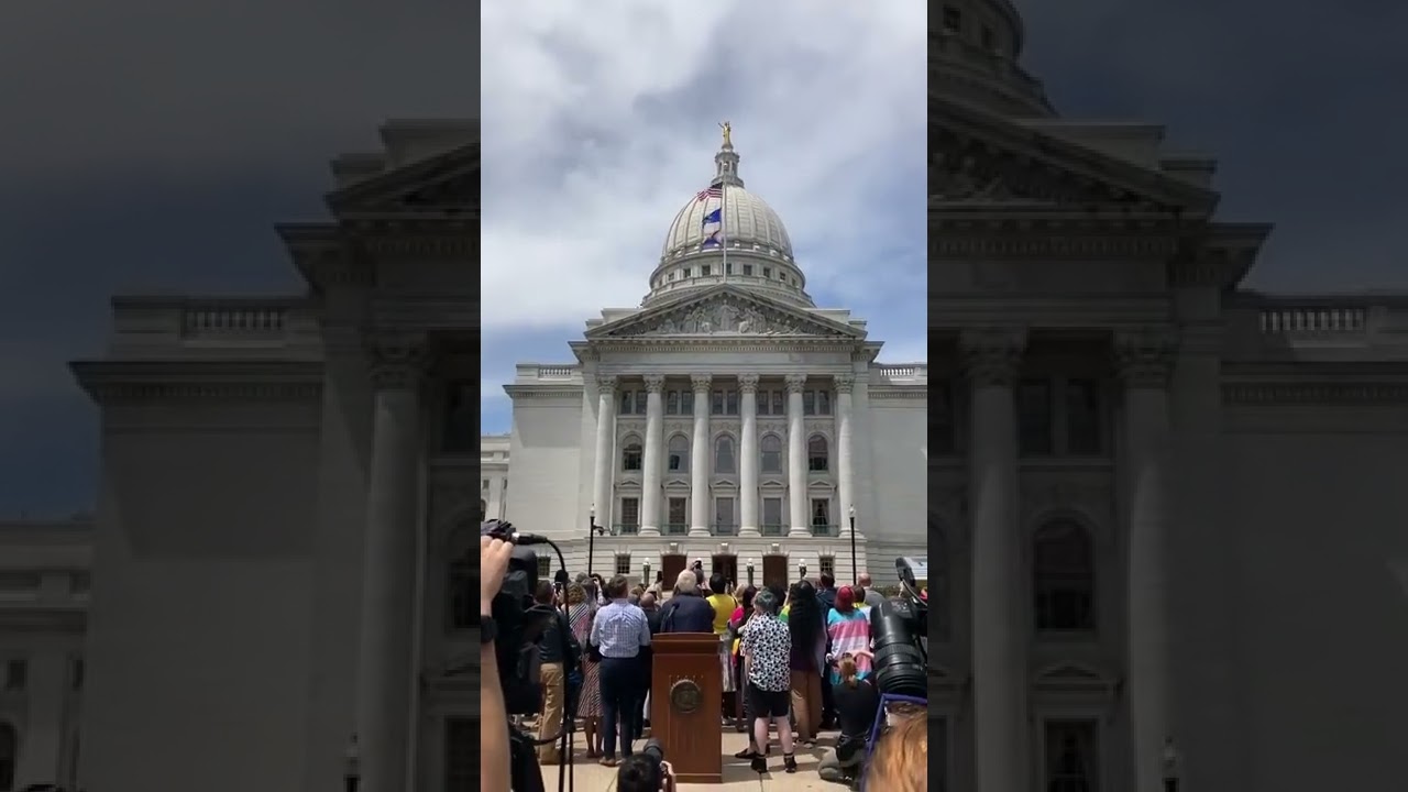 Progress Pride flag goes up over the Wisconsin State Capitol: What ...