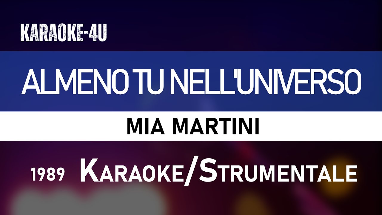 mia martini almeno tu nell'universo lyrics