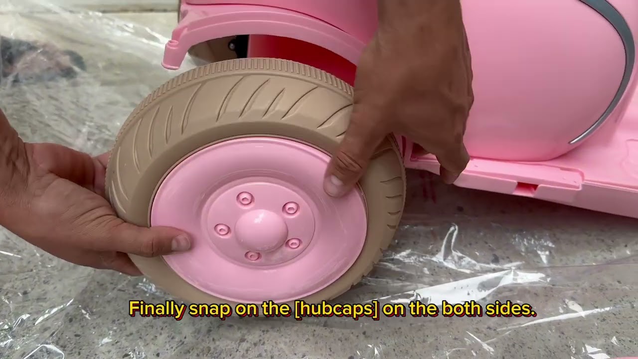 HM3388 Kids Ride-On Motorcycle Assembly Video🛵