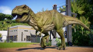 ALL DINOSAURS WITH GAMBIA RIVER BASIN SKIN RELEASED ON ISLA SORNA, SINGLE EGG - Jurassic World Evo 2