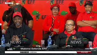 Malema defends EFF
