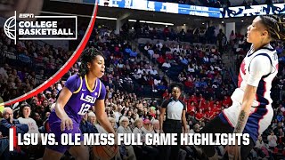 DOWN TO THE WIRE 🔥 LSU Tigers vs. Ole Miss Rebels | Full Game Highlights | ESPN College Basketball