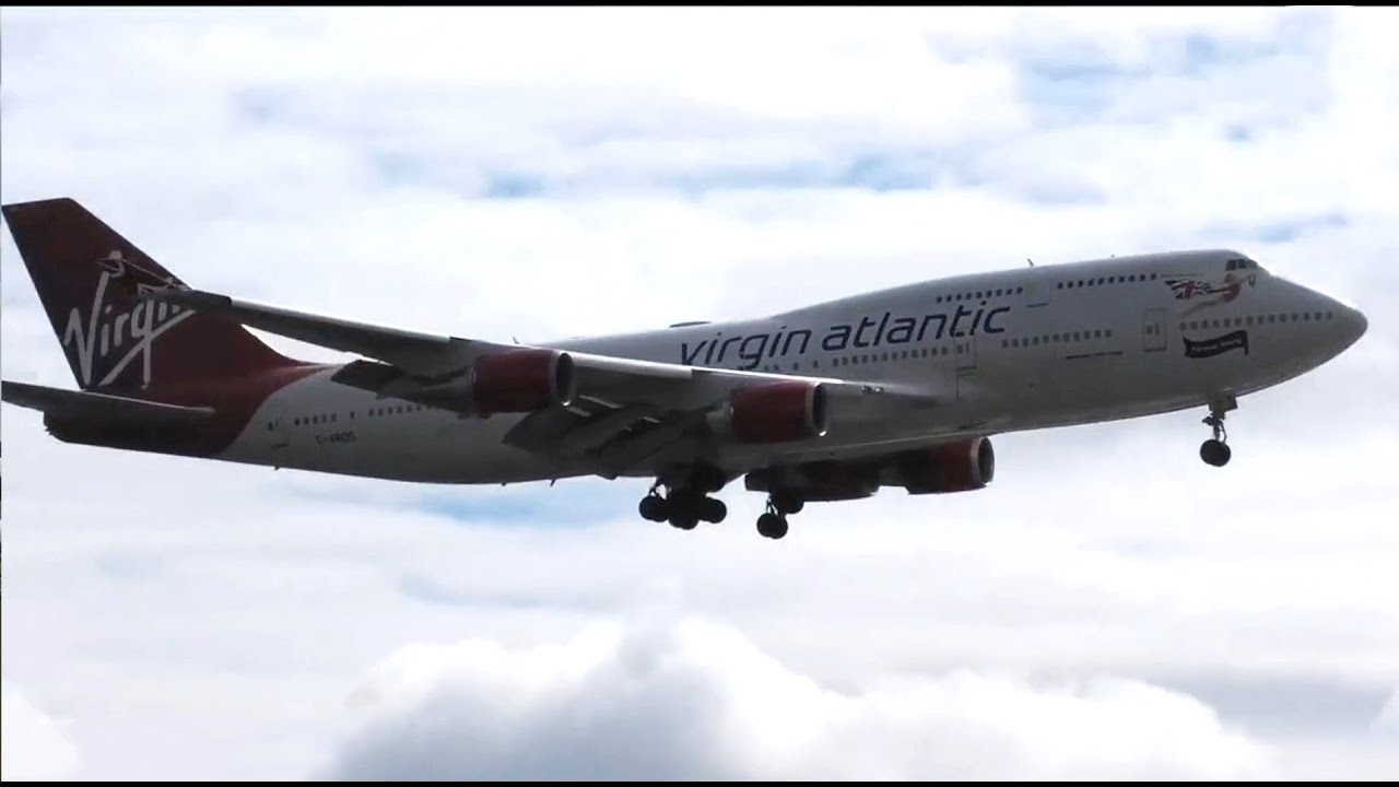 Virgin 747 Positioning Flight to London 
