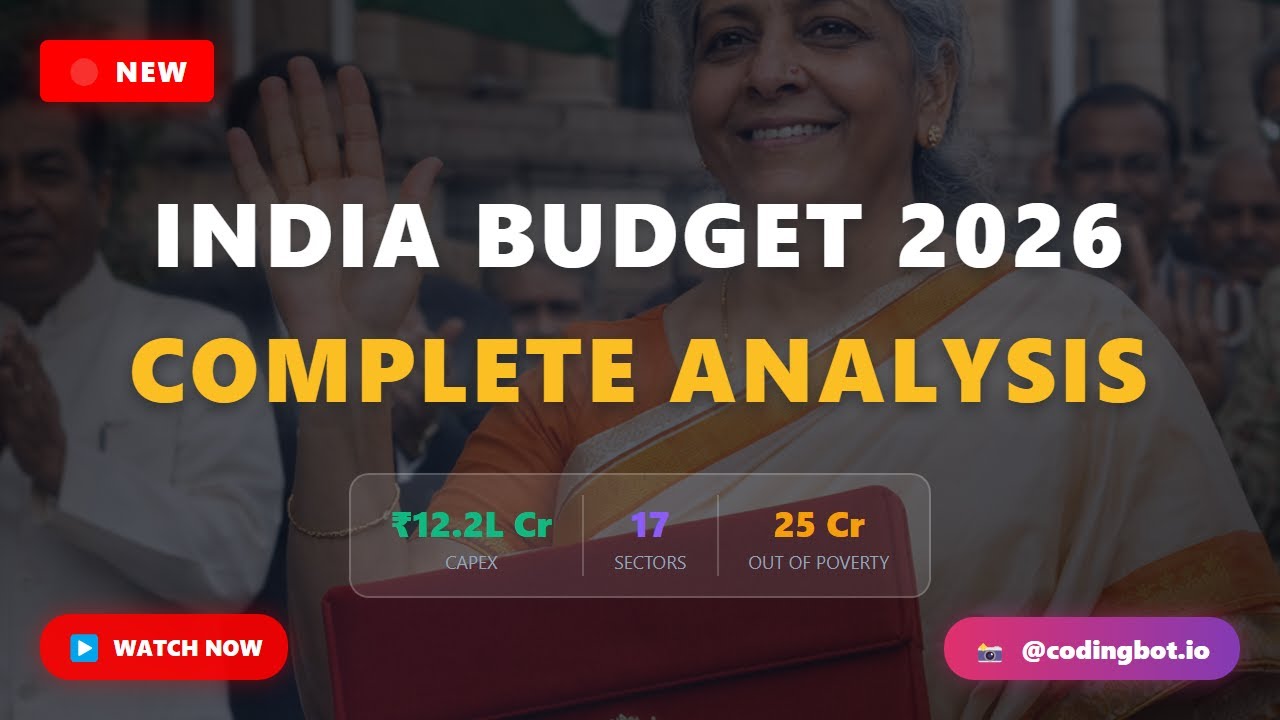 Union Budget 2026 Highlights | Complete Breakdown with AI Analysis ...