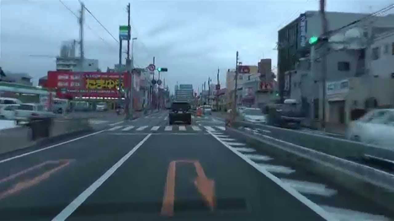 [drive japan] 2013年撮影 国道163号線 大阪四条畷-阪神高速森小路IC(Route163 Central Osaka)