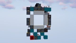 Observerless 3x3 door at 70 blocks - Smallest possible?
