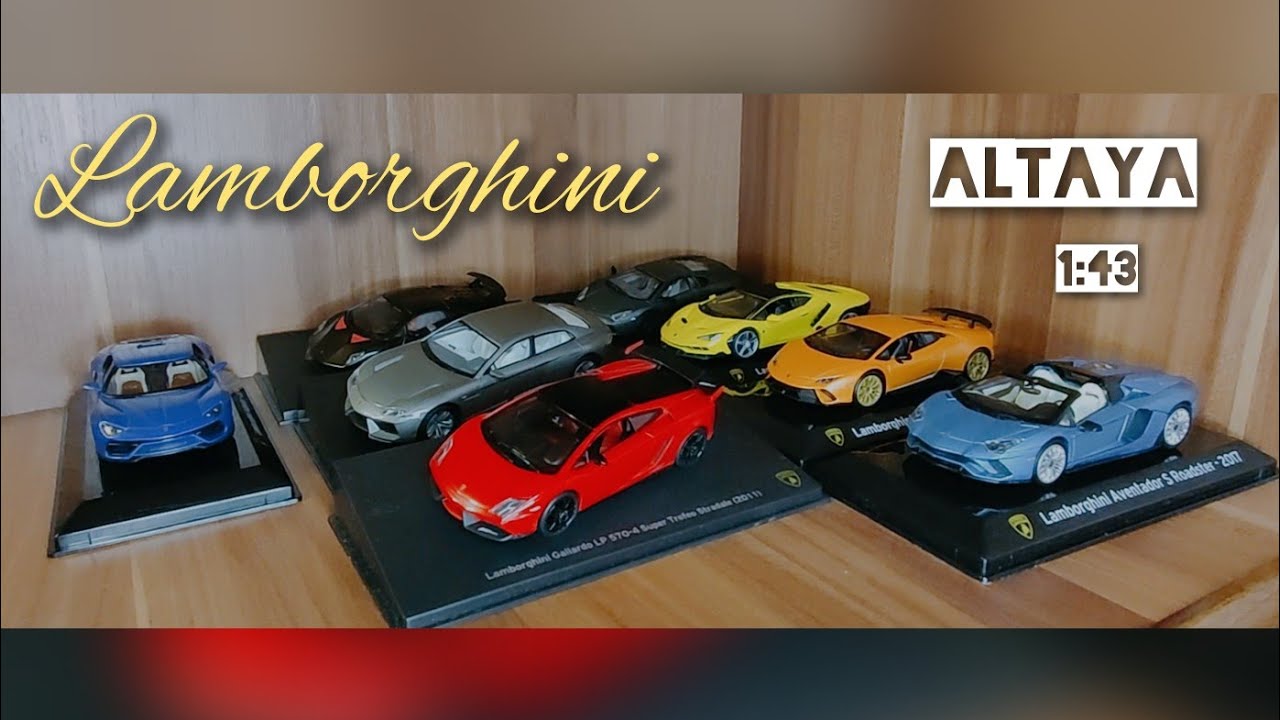 Обзор моделей Lamborghini ( ALTAYA 
