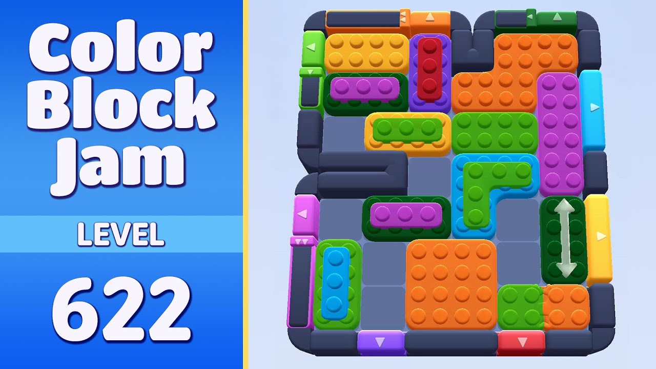 Color Block Jam Level 622 | Every Puzzle Solved! 🎯