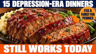 15 Forgotten Depression-Era Dinners That Fed a Family for Pennies