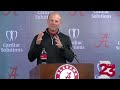 Kalen DeBoer on October 13, 2025