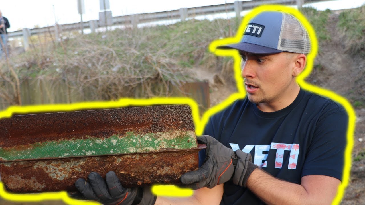 FISHING UNDER BRIDGE (RARE FIND) YouTube