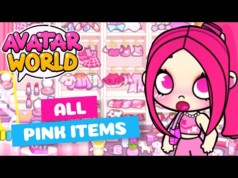 All Pink Decor in Avatar World | Pazu | Toca Boca