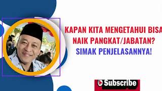 CARA MENGETAHUI BISA NAIK PANGKAT /JABATAN PADA EKINERJA