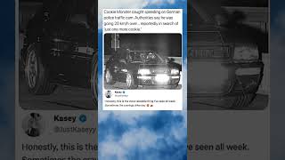 Cookie monster caught speeding on German police traffic cam. #memes #facts #shorts #usa #movie News