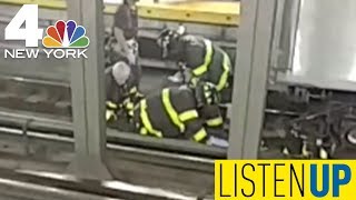 Video Shows Firefighters Rescue a Man Under Subway Train in Manhattan