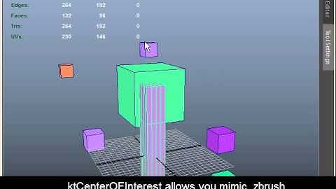 ktCenterOfInterest -auto focus to selected in maya similar to zbrush-