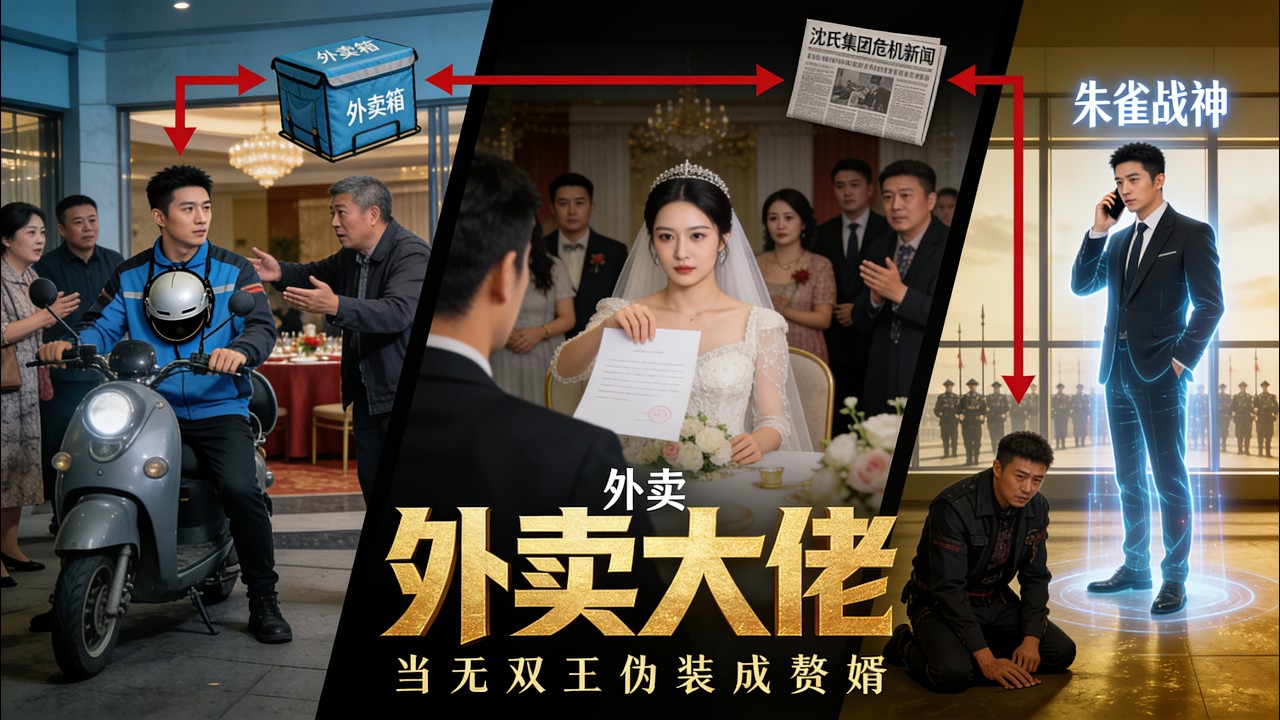 💥💥【完整版】伪装成外卖员去相亲。结果阴差阳错走错了包厢，遇上了正被家族逼婚的沈氏集团总裁。【你以为我是青铜，其实我是王者】