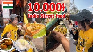 $2.5 India Street Food Challenge😋🇮🇳