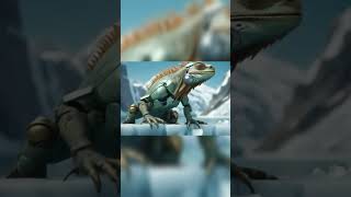 Photorealistic of Tuatara and Iguana robots. #aiart #aigenerated #reptiles #robot