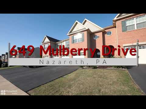 649 Mulberry Dr, Nazareth, PA home video tour
